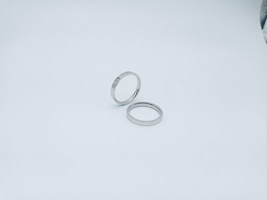 Classic Silver Band Ring (single pc)
